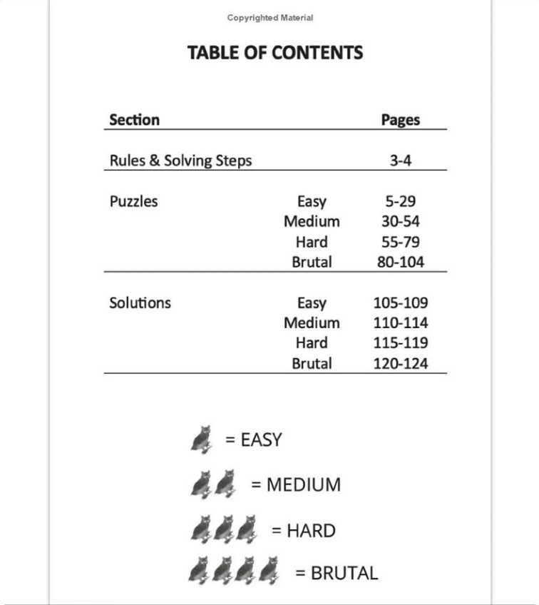 Large Print Owl Sudoku Puzzle Book: Four Difficulty Levels