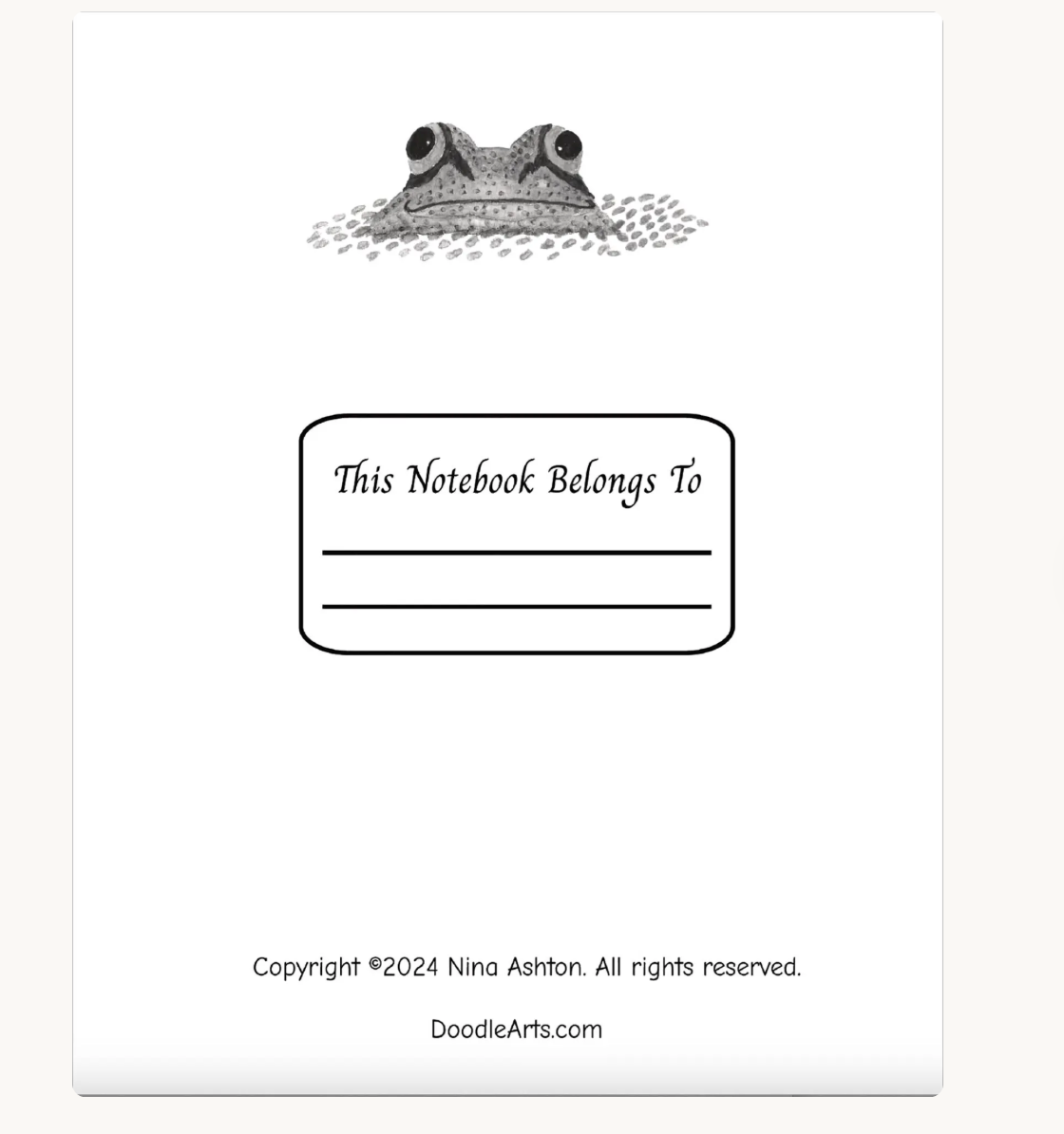 Frog Pond Composition Notebook – College Ruled