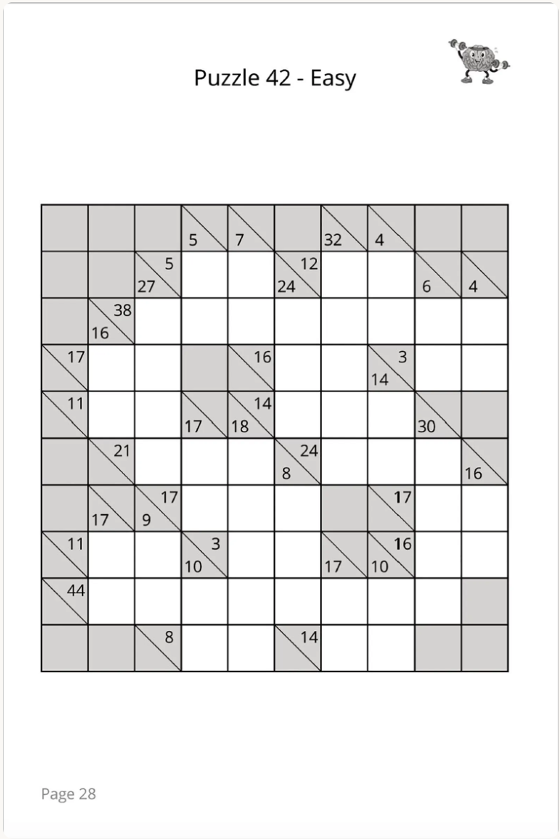 Elusive Kakuro Puzzle Book: 150 Puzzles, Easy to Hard