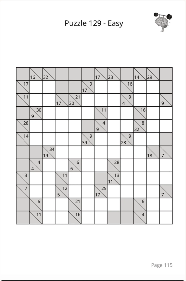 Elusive Kakuro Puzzle Book: 150 Puzzles, Easy to Hard