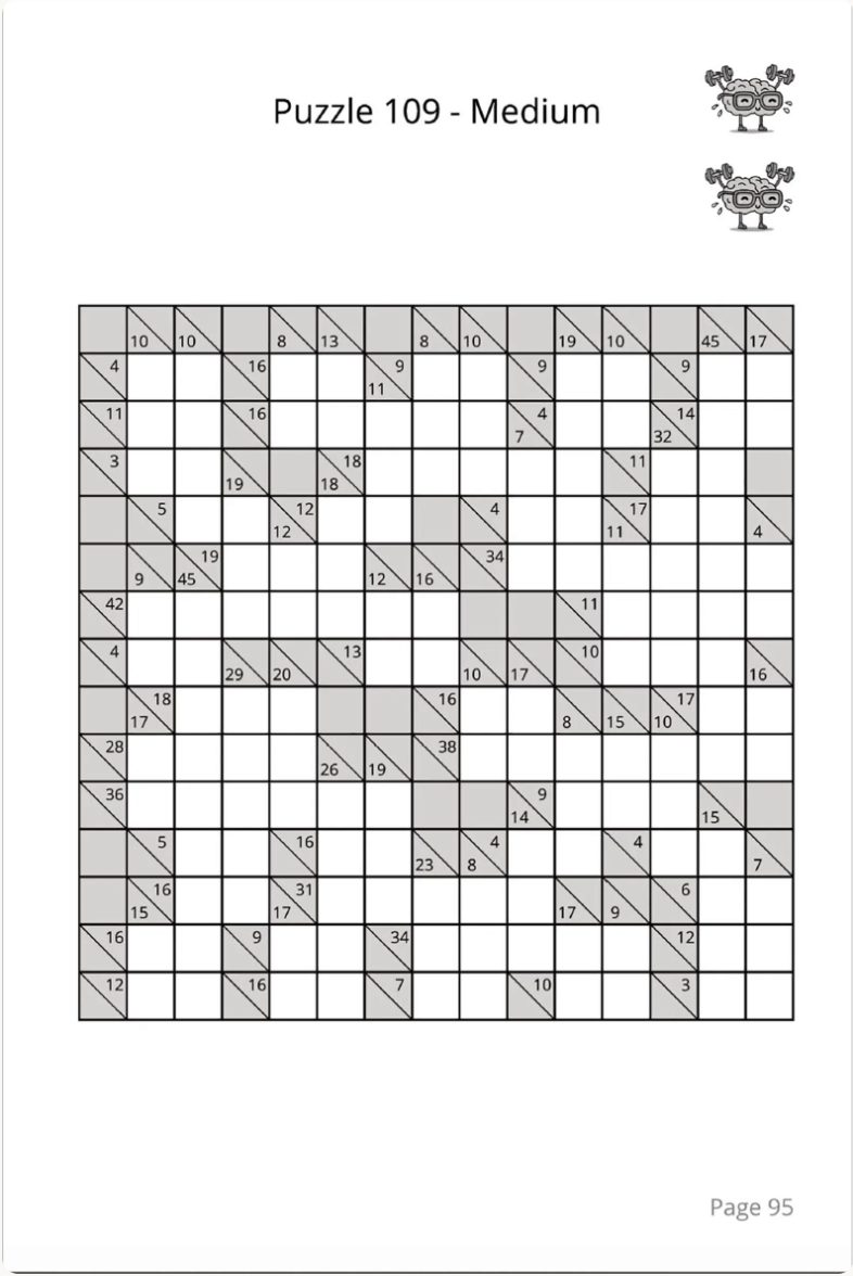 Elusive Kakuro Puzzle Book: 150 Puzzles, Easy to Hard