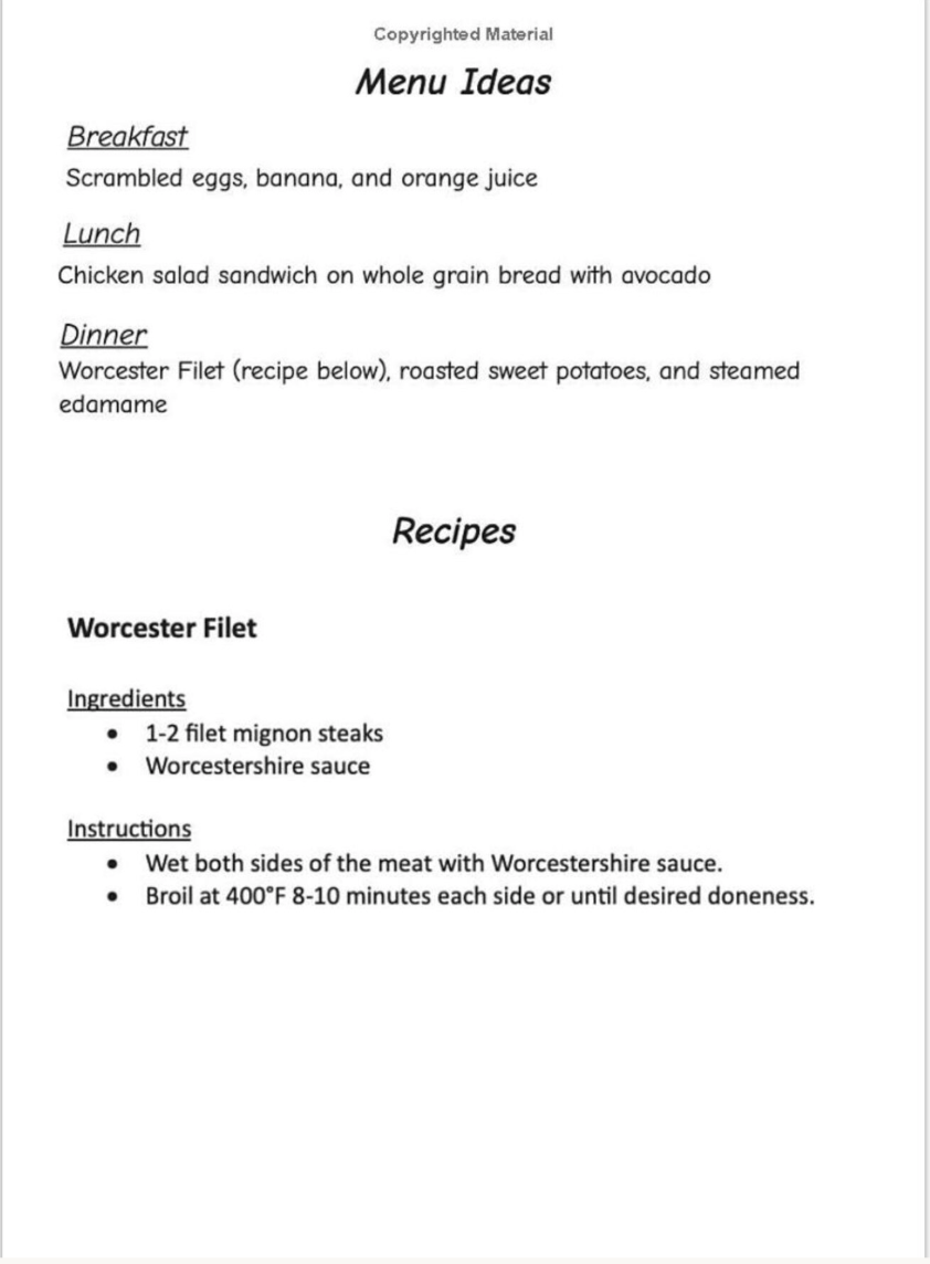Healthy Foods Word Search Puzzle Book: Menu Ideas, Recipes, Health Info