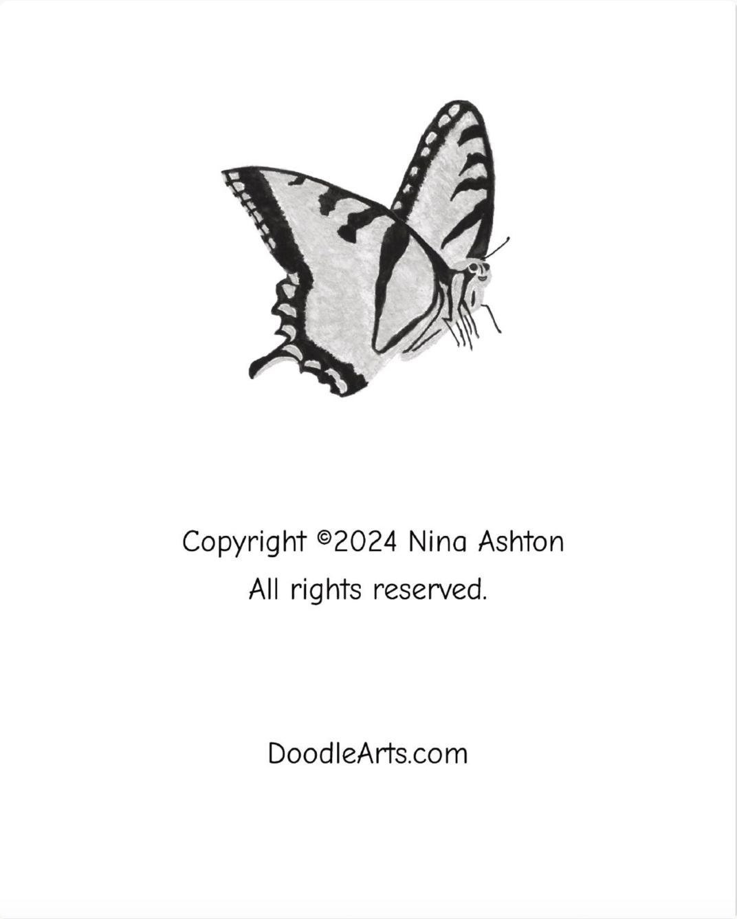 Yellow Swallowtail Butterfly Composition Notebook: College Ruled