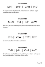 Nature Cryptograms: Puzzle Book with Inspiring Quotes About the Outdoors