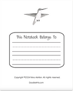Hummingbird Family Primary Composition Notebook: Draw & Write Journal