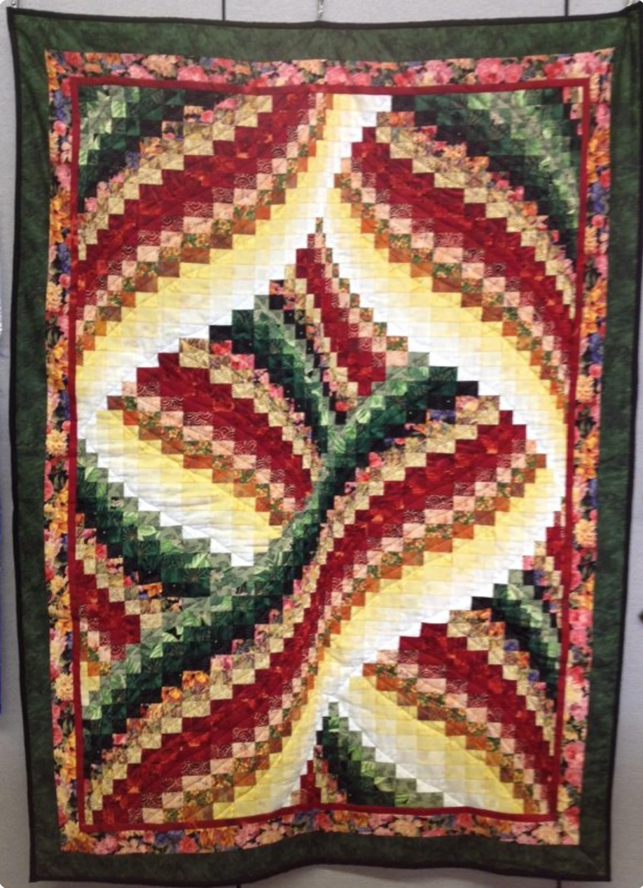Ribbon Bargello Quilt Pattern - digital, printable download