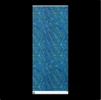 Abstract Blue and Gold Wrapping Paper - Matte or Glossy Finish - 3 roll length options