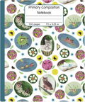 Owl & Animals Primary Composition Notebook: Watercolor Style Journal