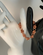 Handmade Copper Knot Chainmaille Bracelet