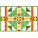 Birds Nest Placemat Quilt Pattern - PDF Digital Download - Modern Table Runner & Placemats Sewing Pattern - Scrappy Stash Buster