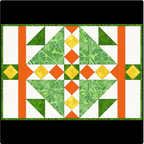 Birds Nest Placemat Quilt Pattern - PDF Digital Download - Modern Table Runner & Placemats Sewing Pattern - Scrappy Stash Buster