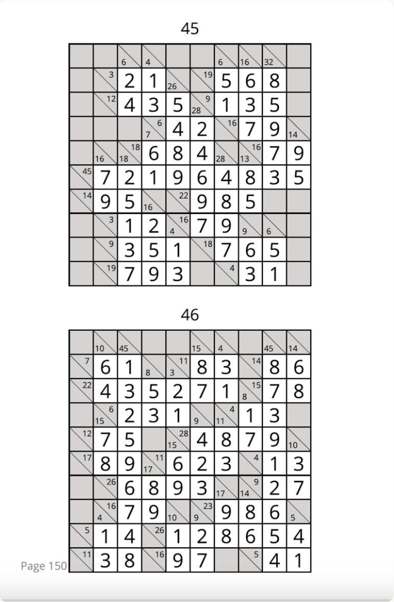 Elusive Kakuro Puzzle Book: 150 Puzzles, Easy to Hard