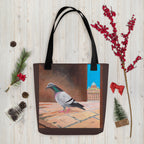 Roman Pigeon with Vatican in Background Tote Bag | Italy Travel Souvenir & Rome Aesthetic