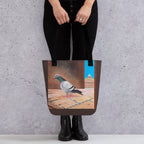 Roman Pigeon with Vatican in Background Tote Bag | Italy Travel Souvenir & Rome Aesthetic