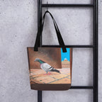 Roman Pigeon with Vatican in Background Tote Bag | Italy Travel Souvenir & Rome Aesthetic