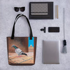 Roman Pigeon with Vatican in Background Tote Bag | Italy Travel Souvenir & Rome Aesthetic