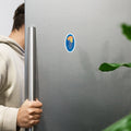 Jellyfish in Deep Blue Sea Magnet
