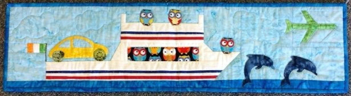 Friendly Ferry Row by Row PDF Quilt Pattern - FFP-1 - Digital Download