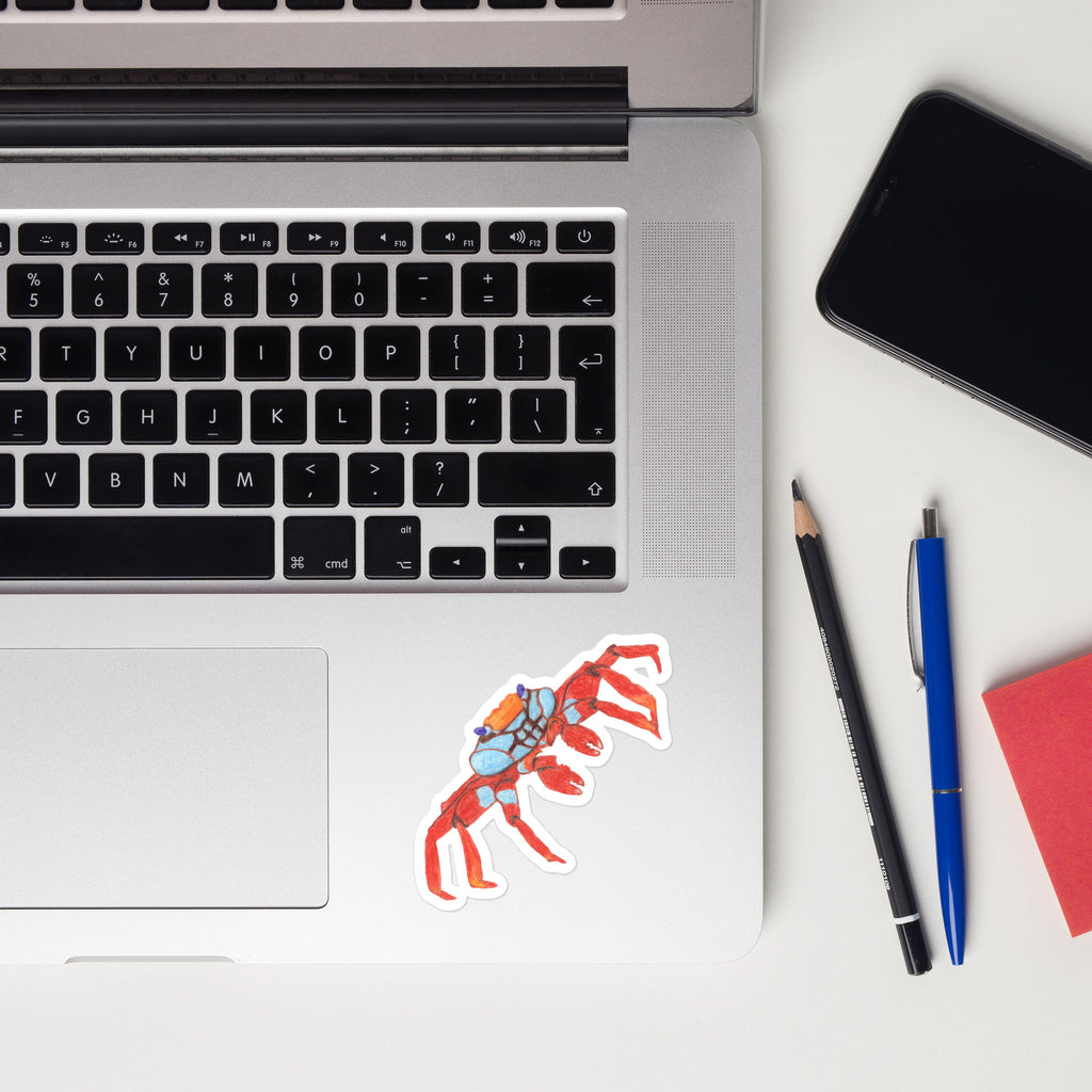 Galapagos Sally Lightfoot Crab Bubble-free sticker