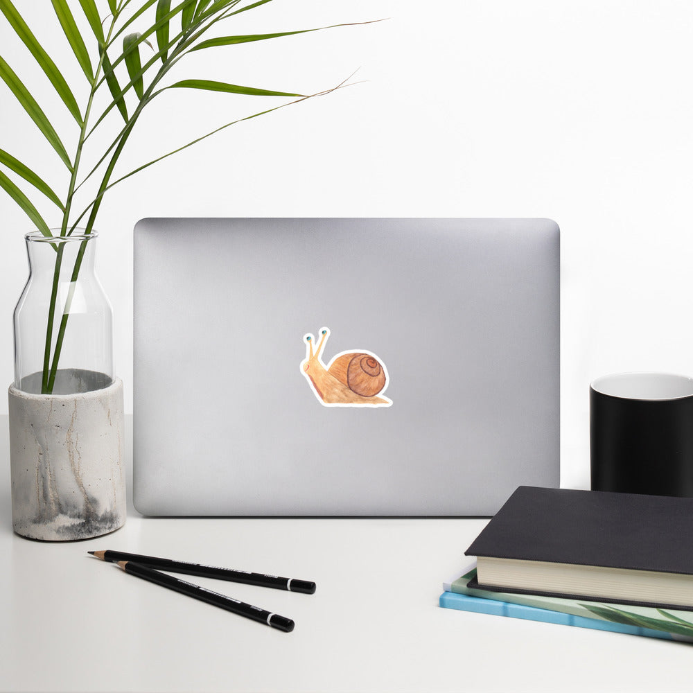 Comical Snail Bubble-free Vinyl Sticker