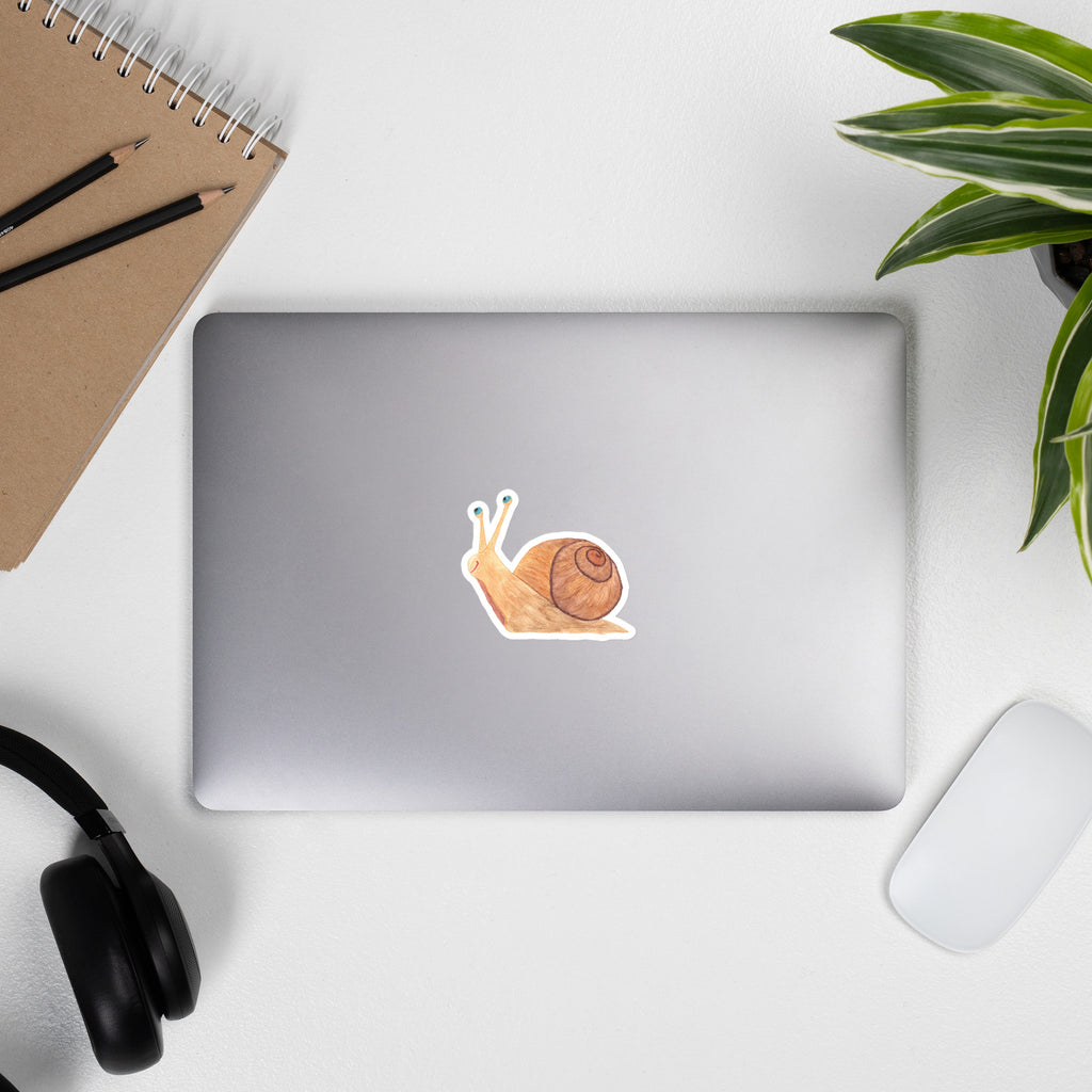 Comical Snail Bubble-free Vinyl Sticker