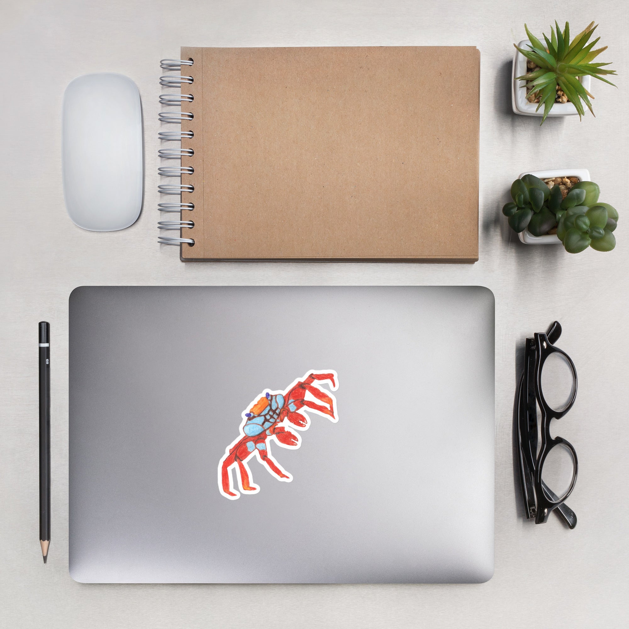 Galapagos Sally Lightfoot Crab Bubble-free sticker