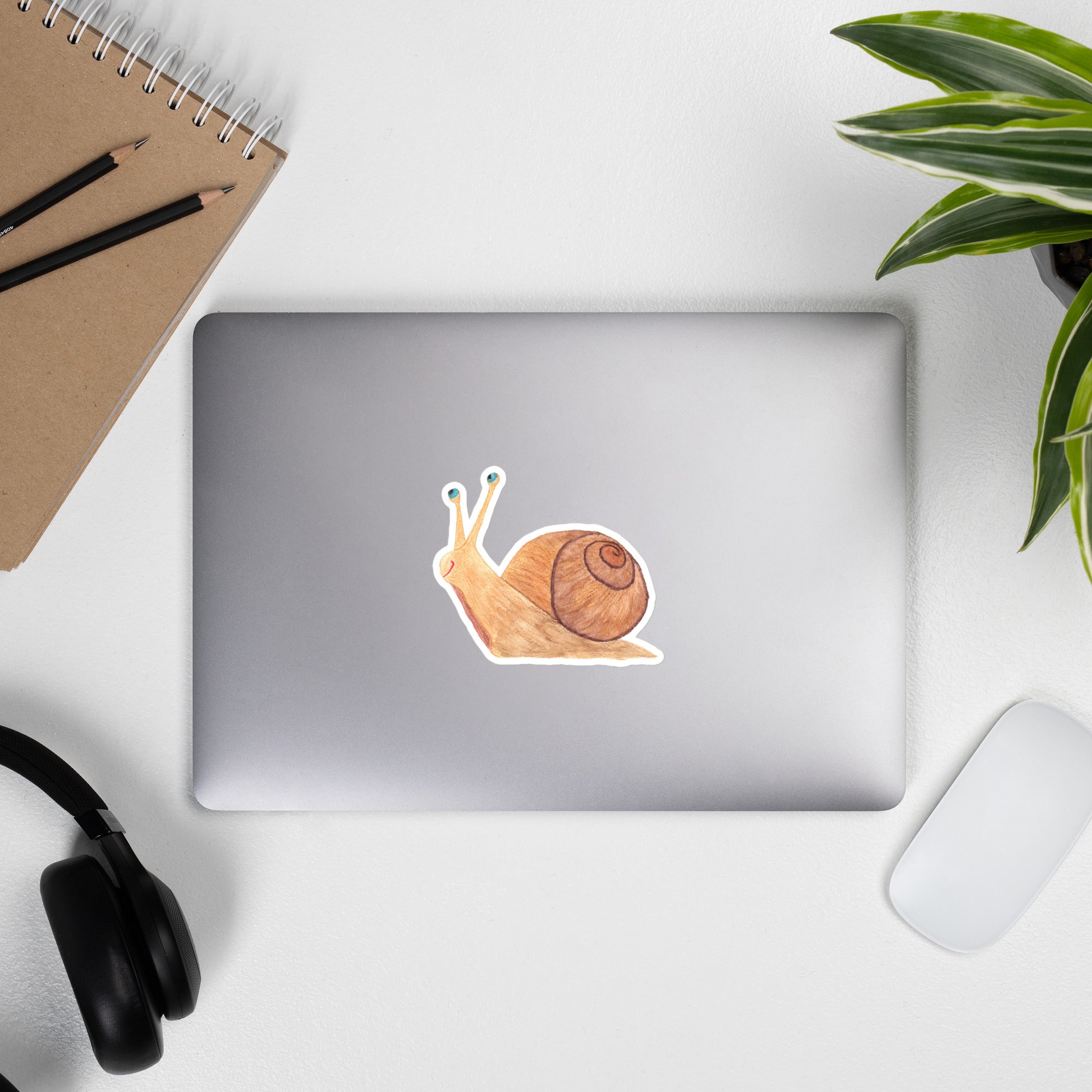 Comical Snail Bubble-free Vinyl Sticker