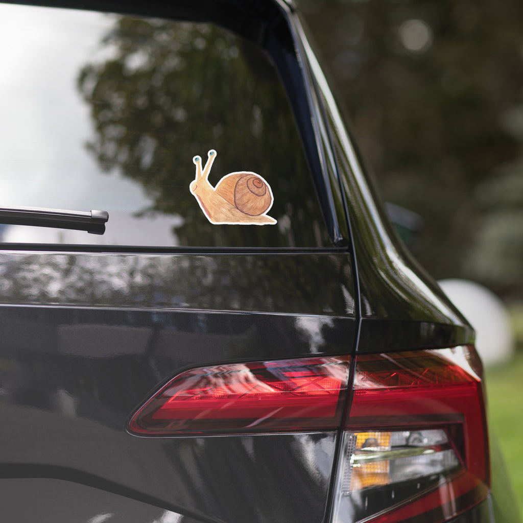Comical Snail Bubble-free Vinyl Sticker