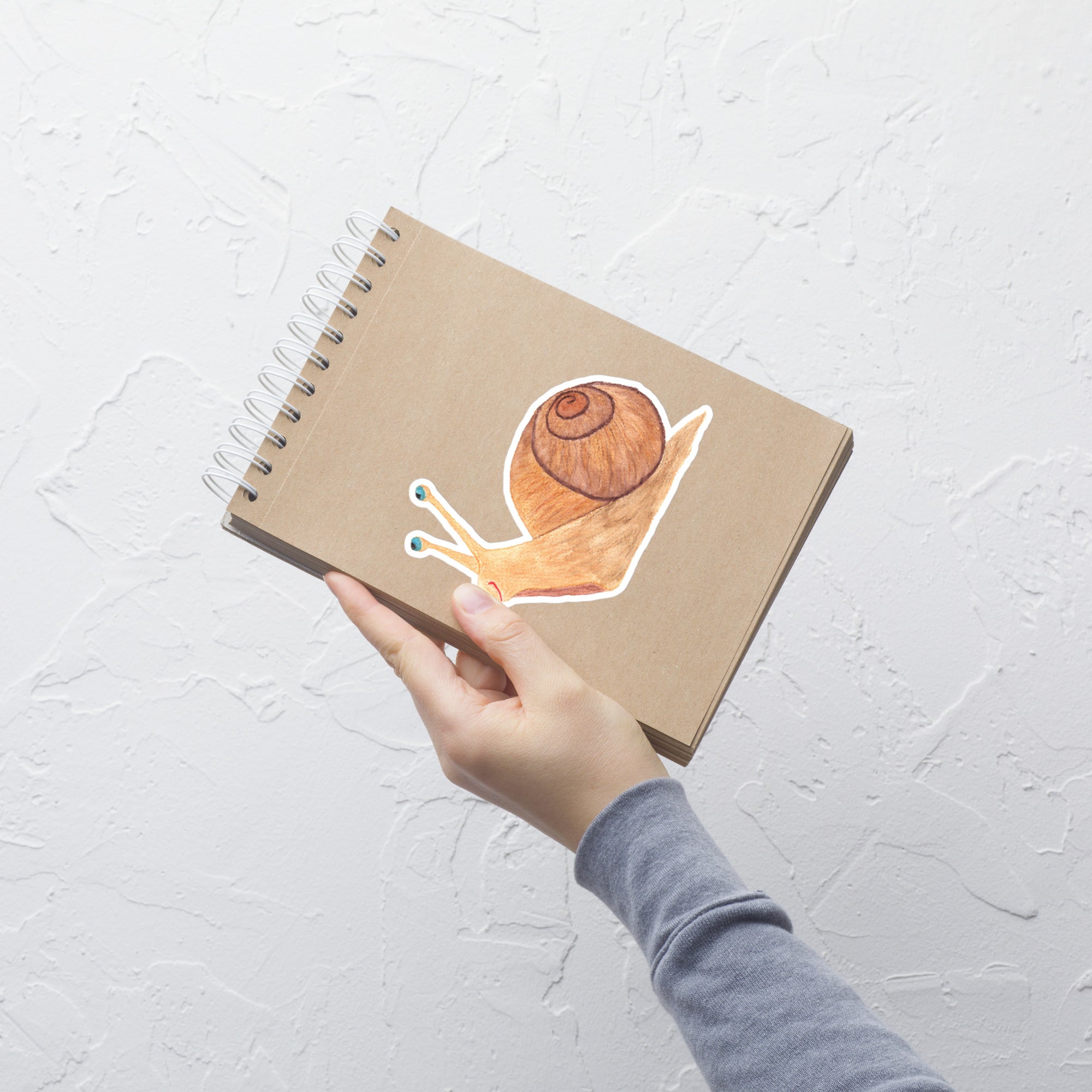 Comical Snail Bubble-free Vinyl Sticker