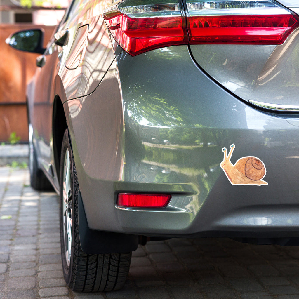 Comical Snail Bubble-free Vinyl Sticker