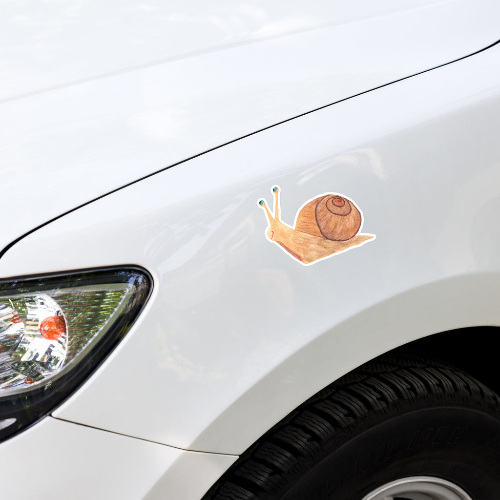 Comical Snail Bubble-free Vinyl Sticker