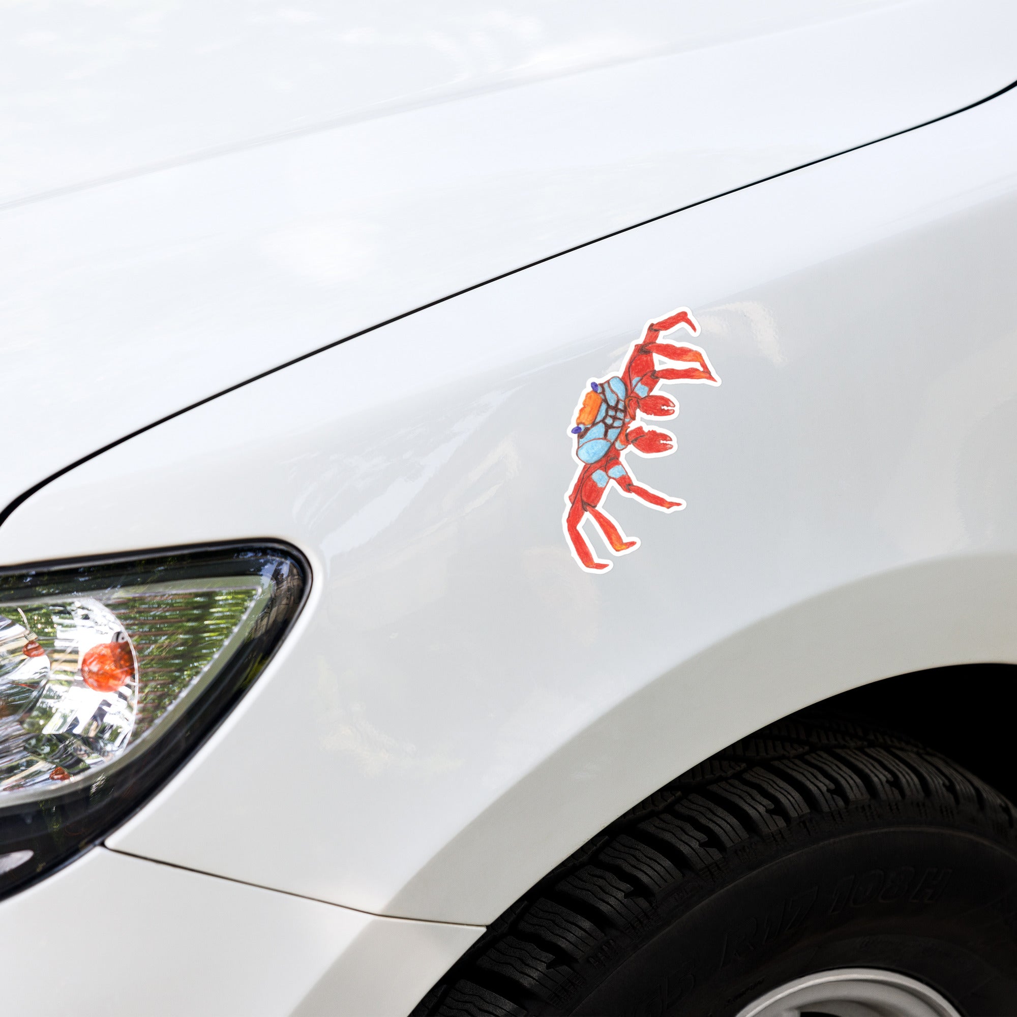 Galapagos Sally Lightfoot Crab Bubble-free sticker