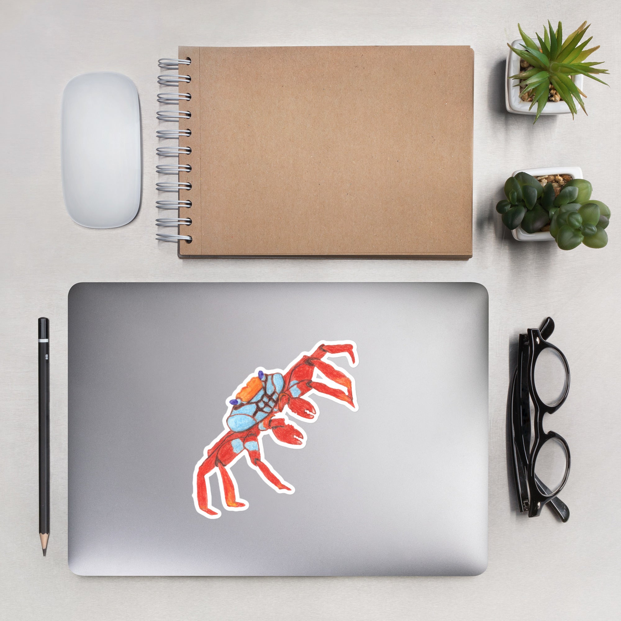 Galapagos Sally Lightfoot Crab Bubble-free sticker