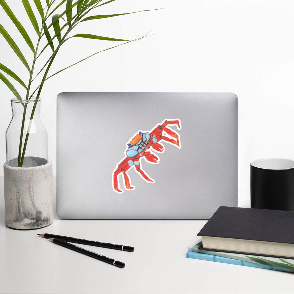 Galapagos Sally Lightfoot Crab Bubble-free sticker