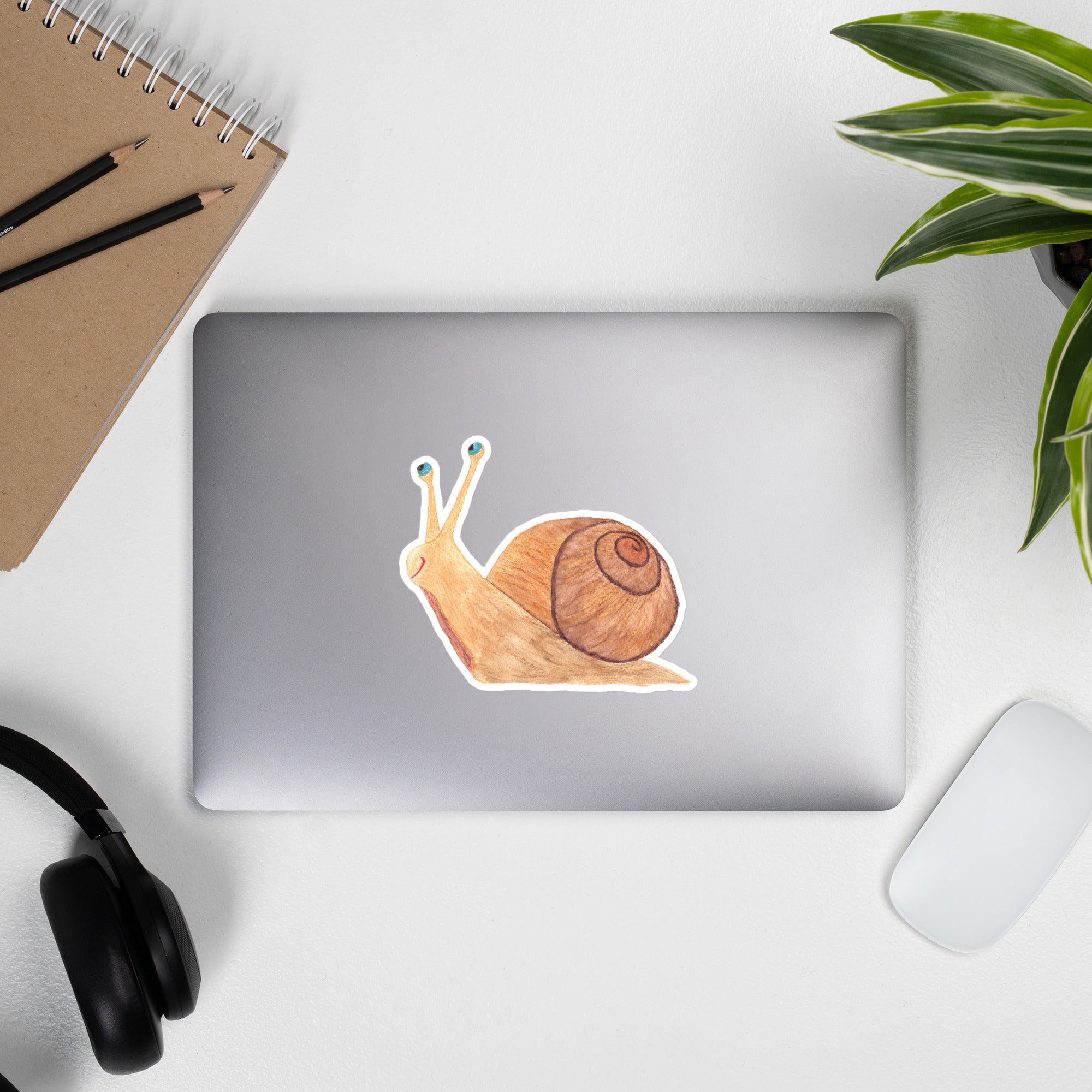 Comical Snail Bubble-free Vinyl Sticker