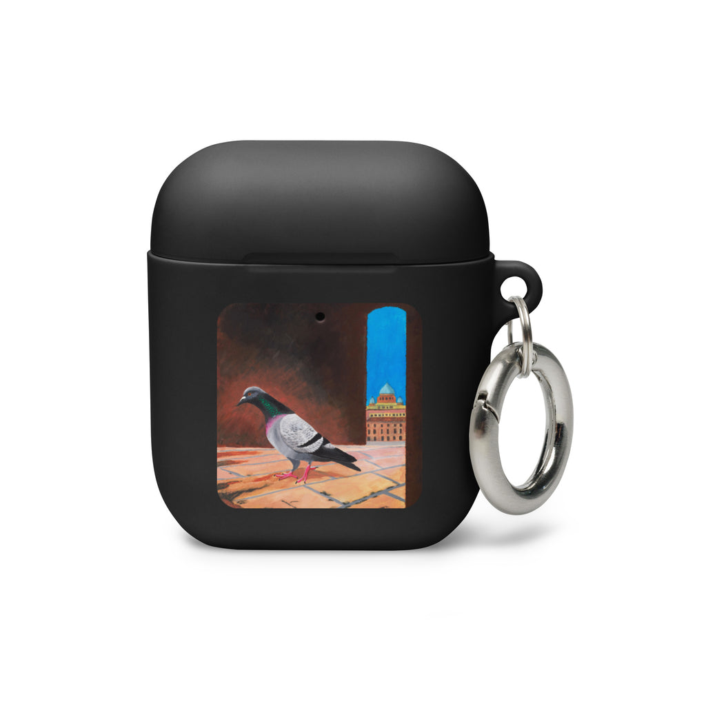 Roman Pigeon AirPods® Case: Impact-Absorbing TPU Cover