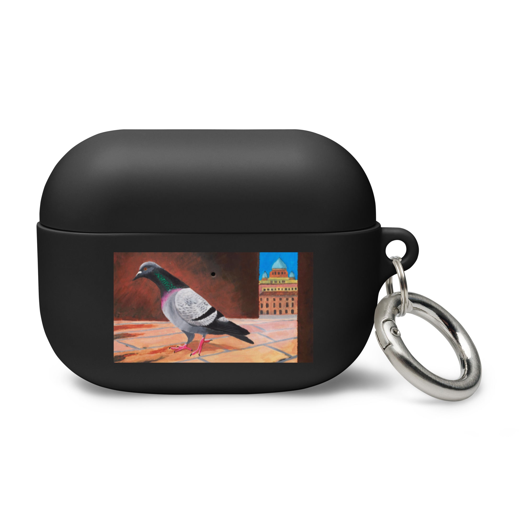 Roman Pigeon AirPods® Case: Impact-Absorbing TPU Cover