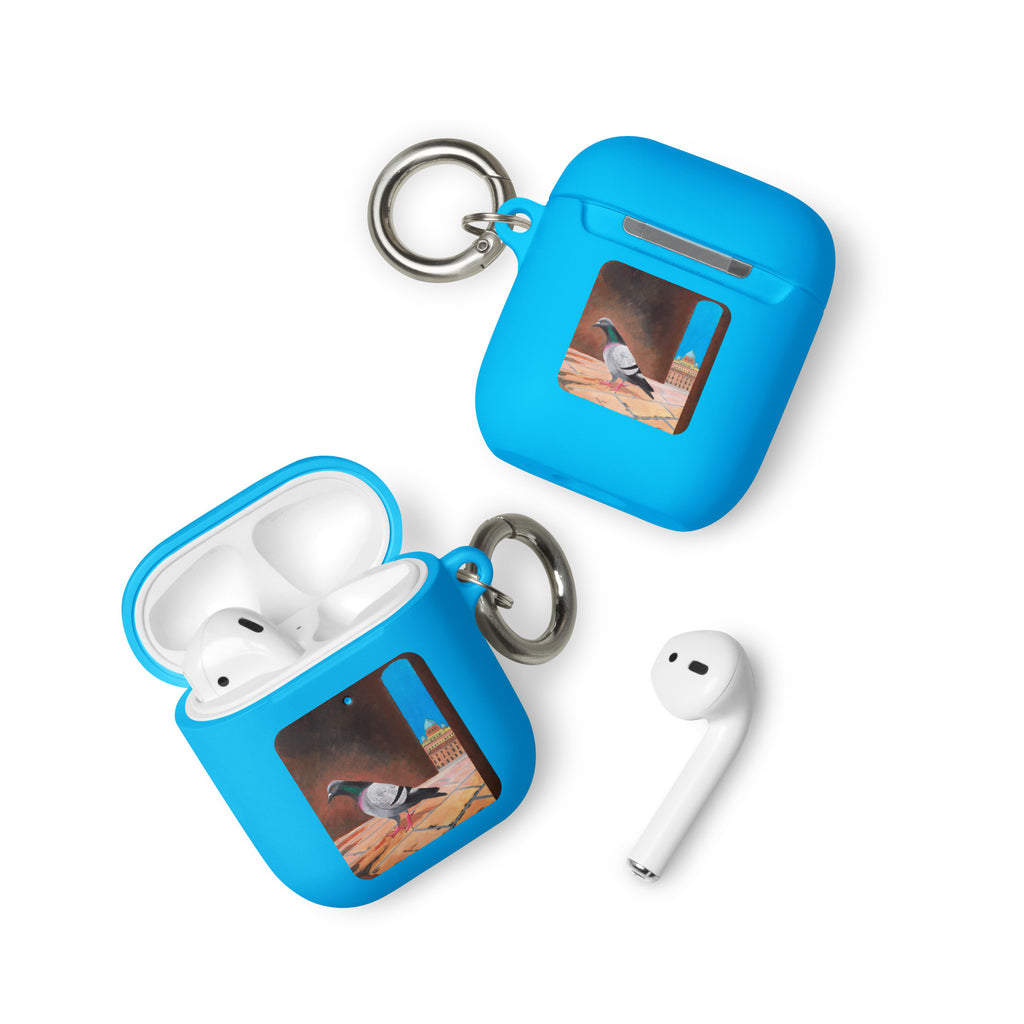 Roman Pigeon AirPods® Case: Impact-Absorbing TPU Cover