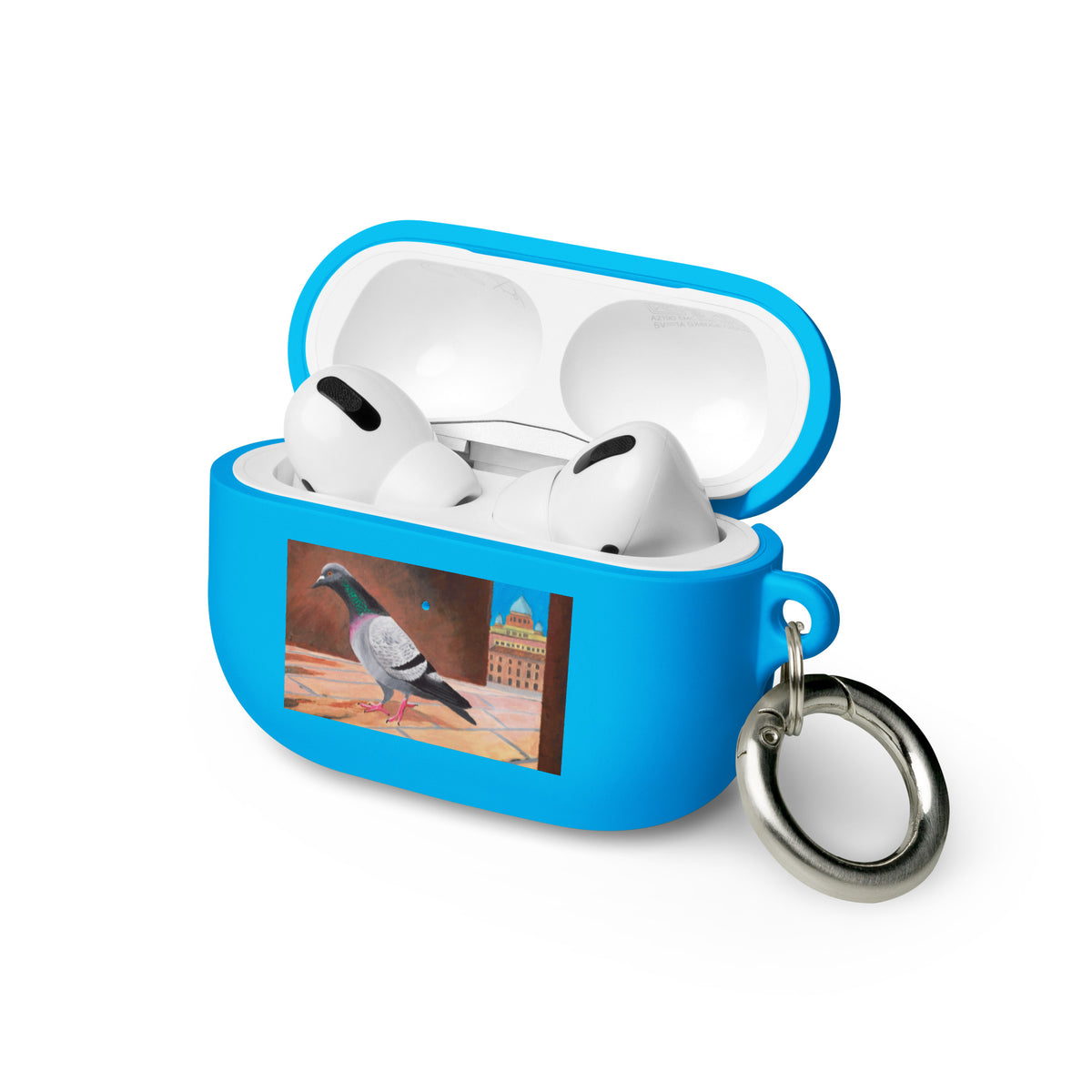 Roman Pigeon AirPods® Case: Impact-Absorbing TPU Cover