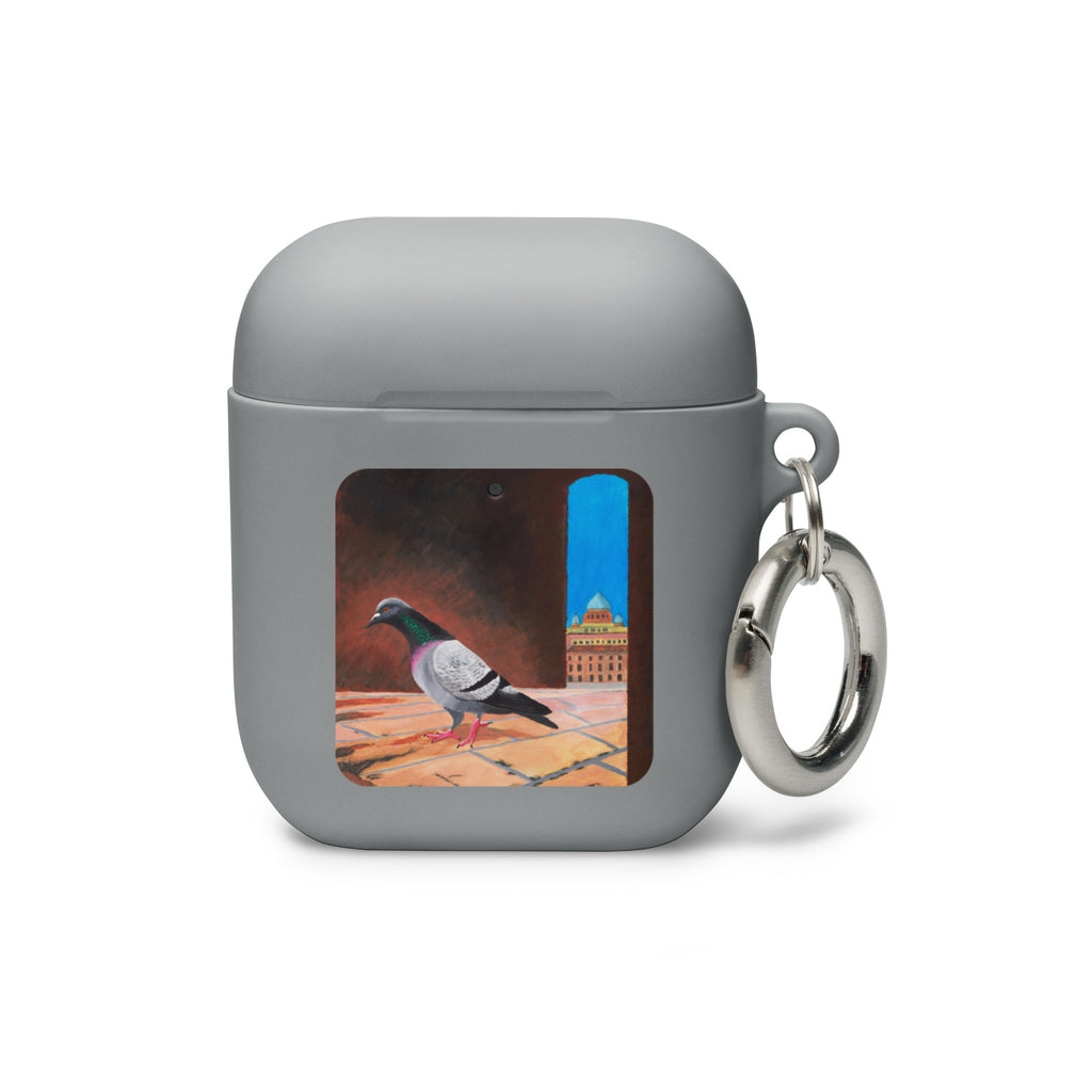 Roman Pigeon AirPods® Case: Impact-Absorbing TPU Cover