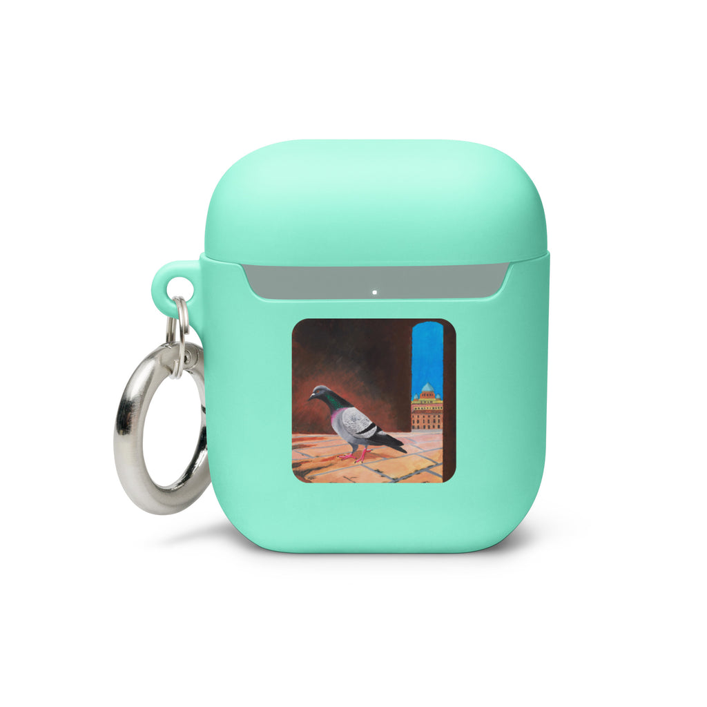 Roman Pigeon AirPods® Case: Impact-Absorbing TPU Cover