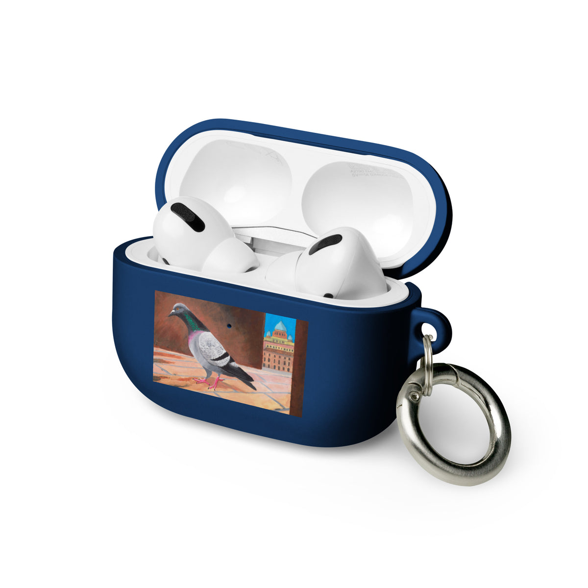 Roman Pigeon AirPods® Case: Impact-Absorbing TPU Cover