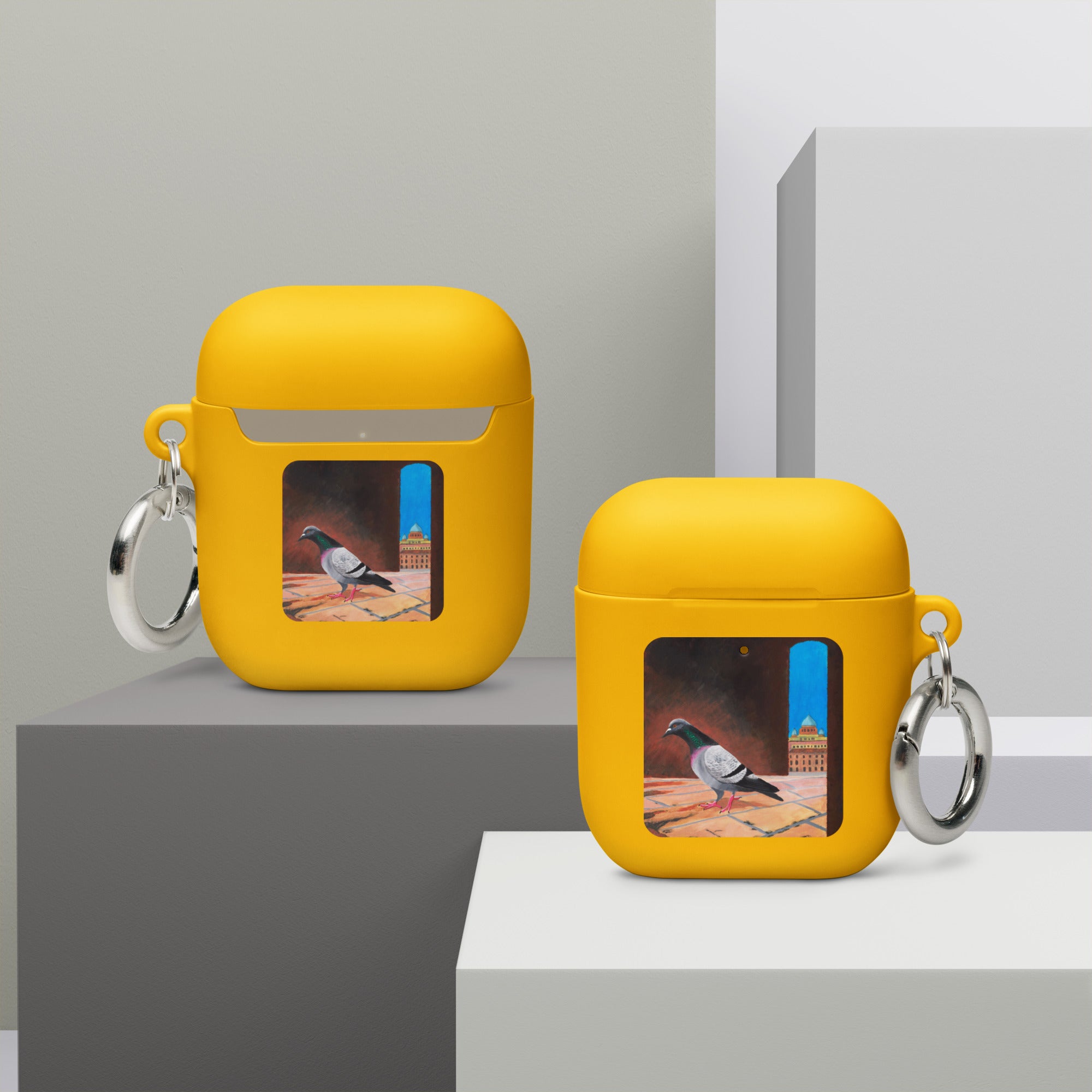 Roman Pigeon AirPods® Case: Impact-Absorbing TPU Cover
