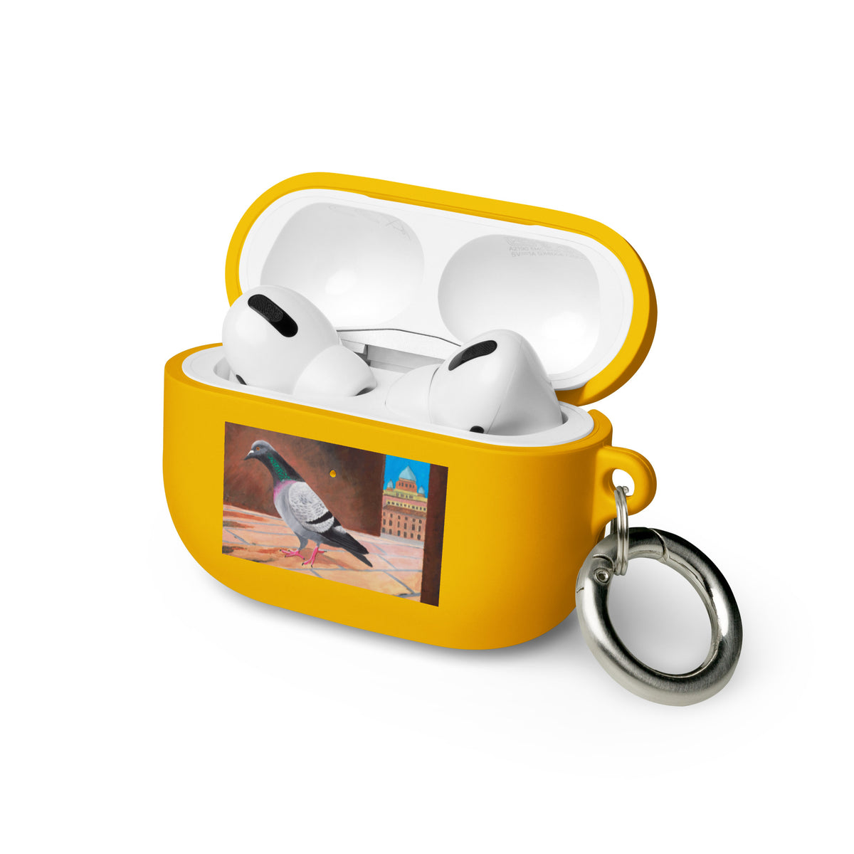 Roman Pigeon AirPods® Case: Impact-Absorbing TPU Cover