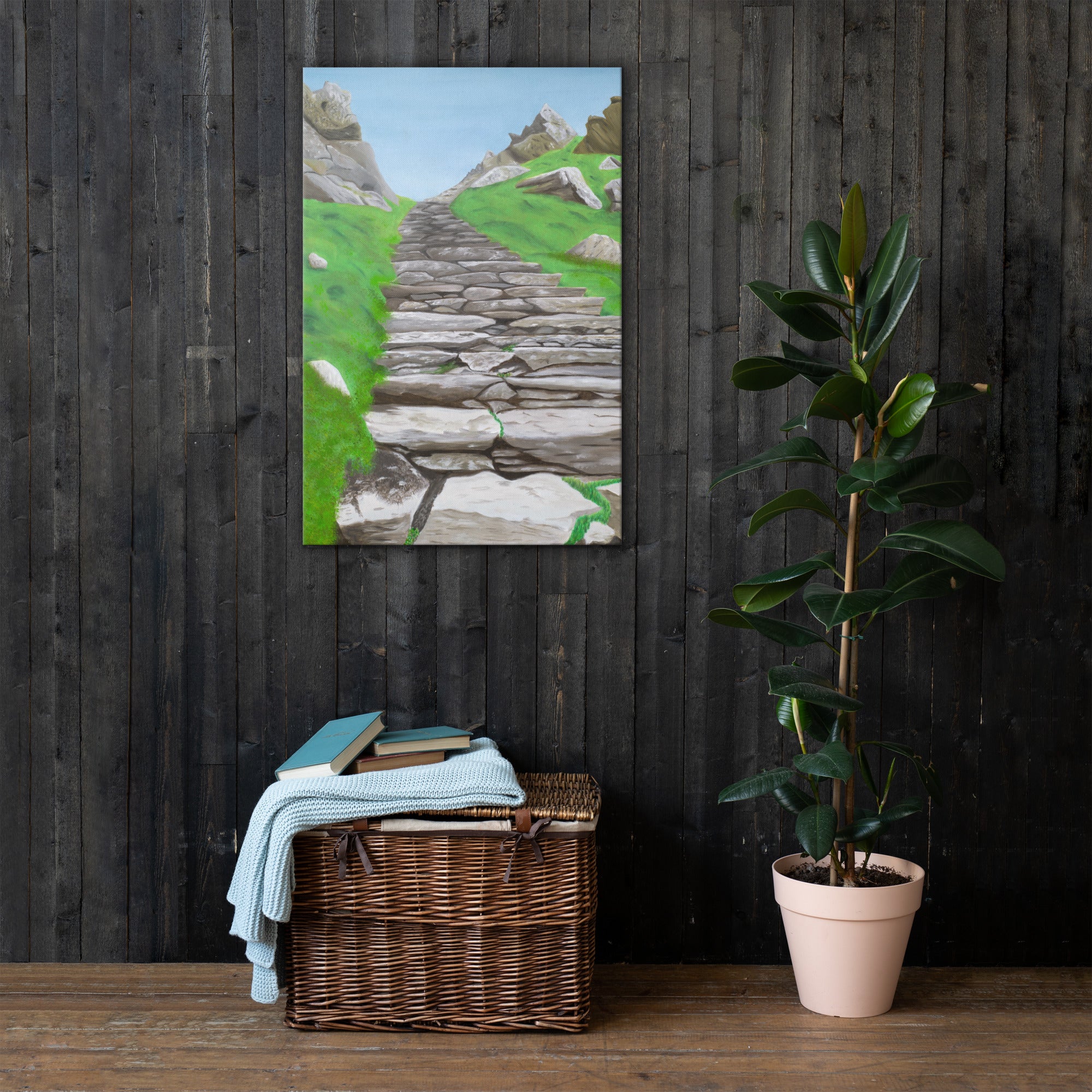 Stairway to Heaven Thin Canvas Print