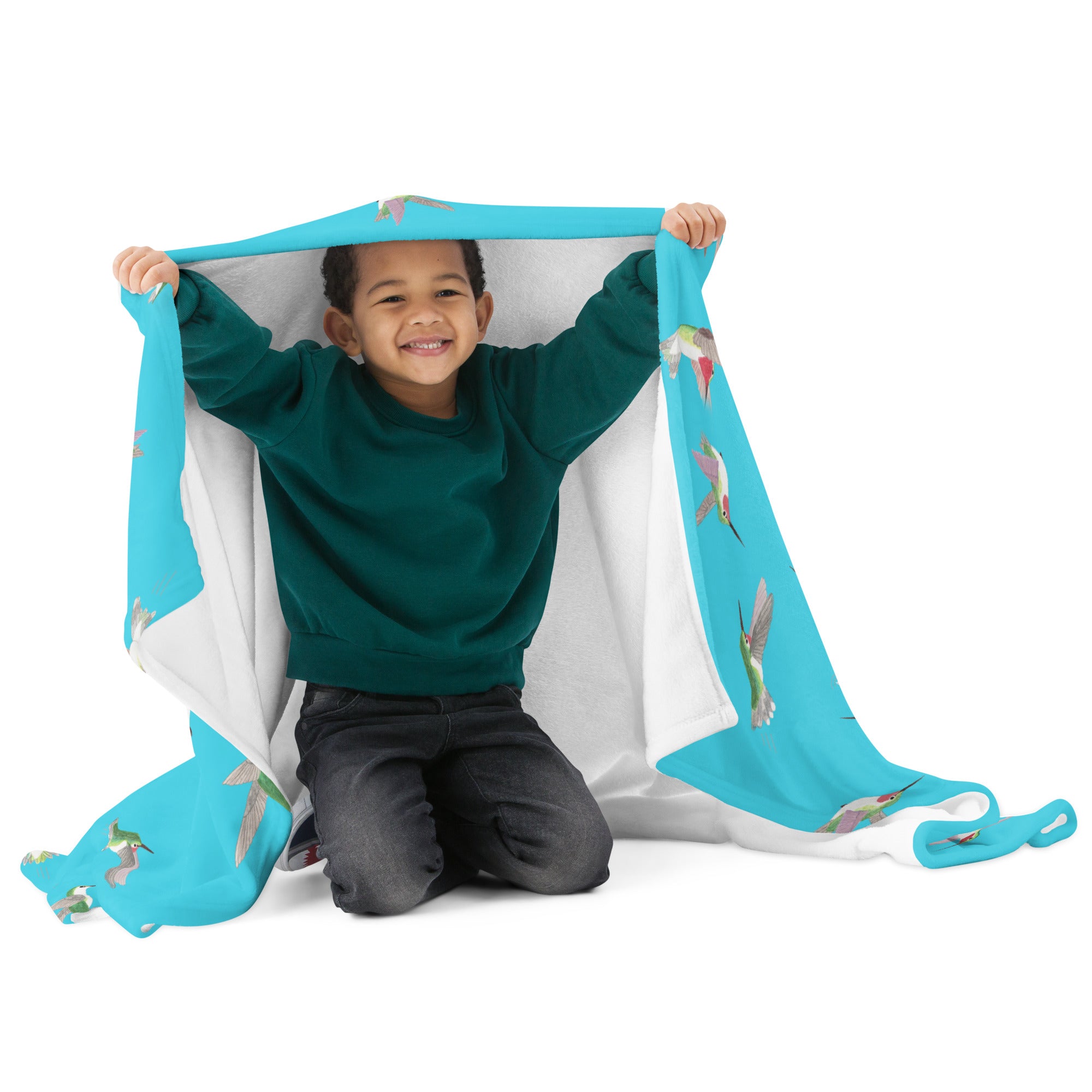 Hummingbird Throw Blanket