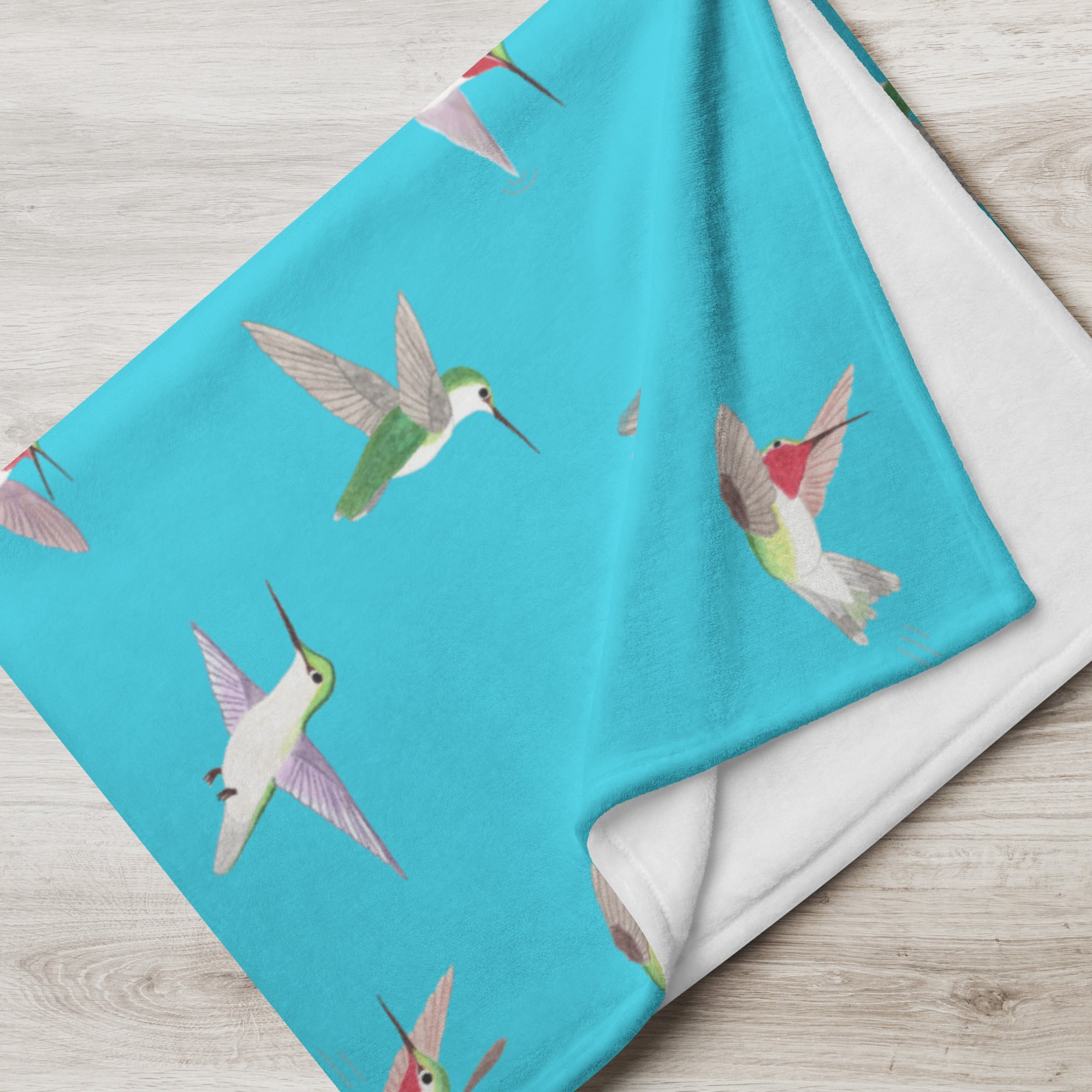 Hummingbird Throw Blanket