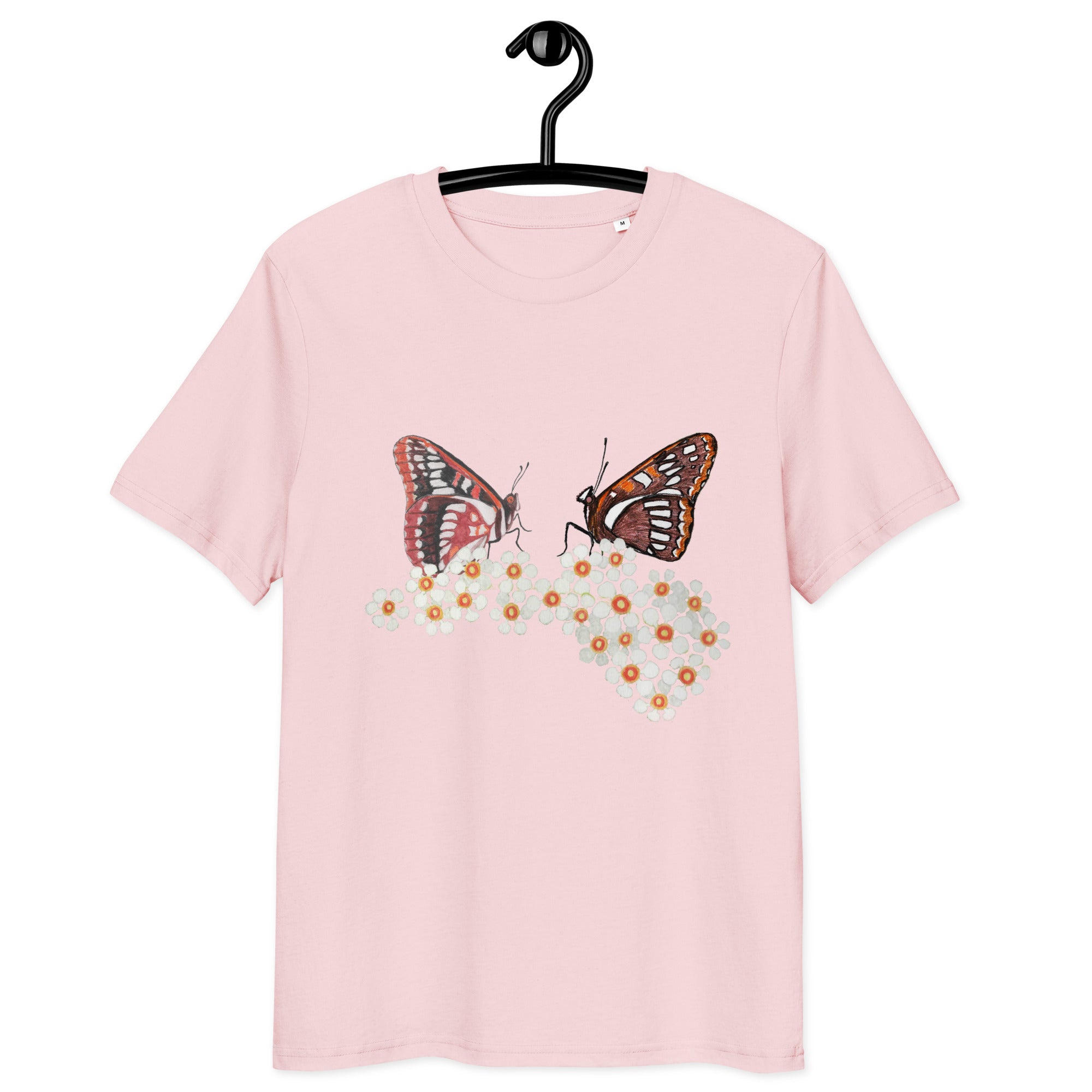 Lorquin Admiral Butterflies Organic Cotton Unisex T-Shirt