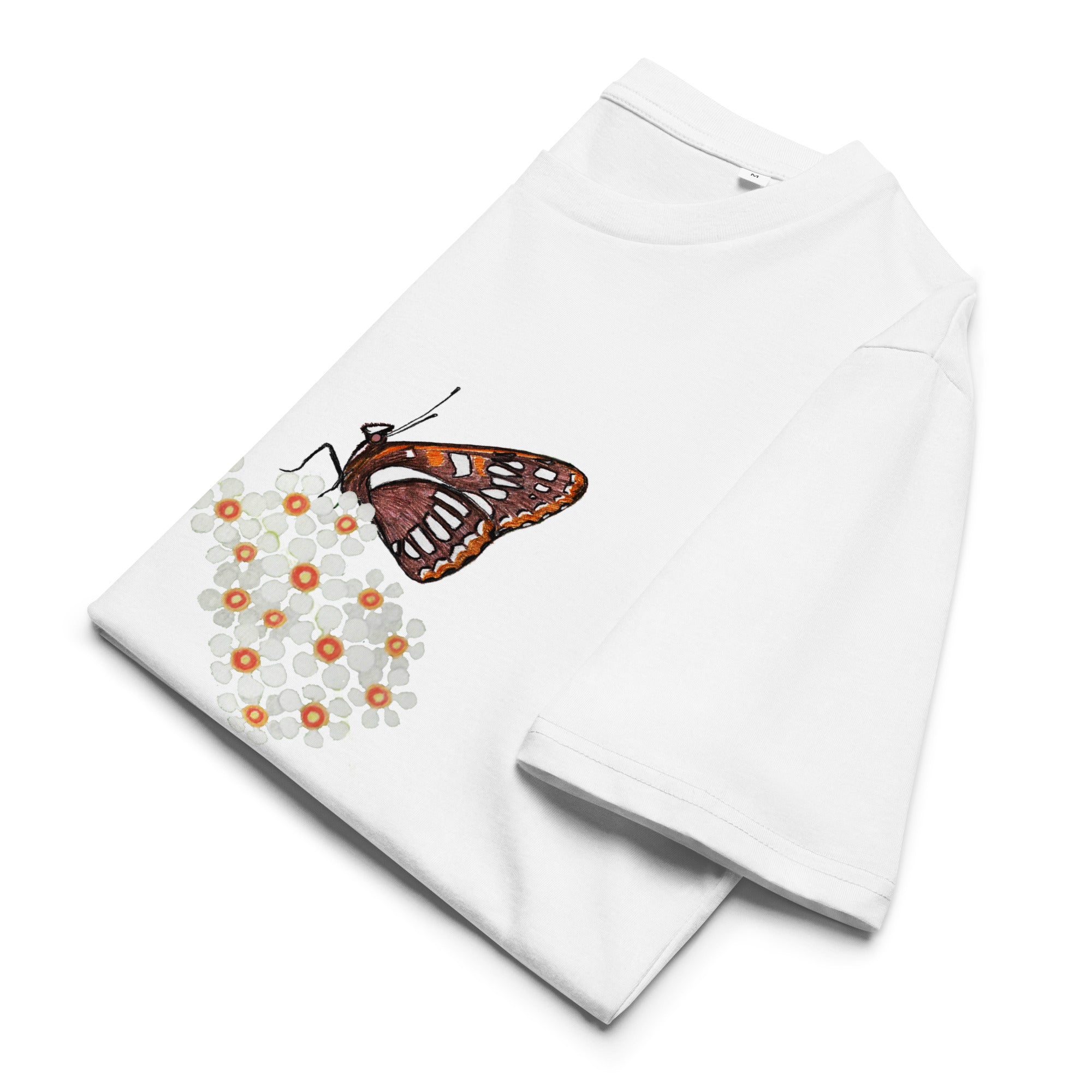 Lorquin Admiral Butterflies Organic Cotton Unisex T-Shirt
